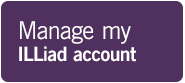 Sign in to your ILLiad account to set up an account, renew an ILL item, or check the status of an existing request